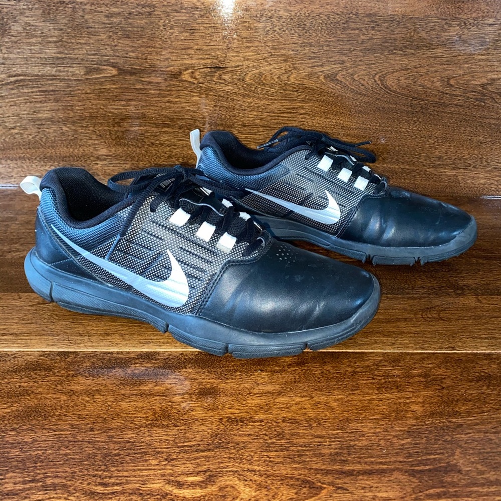 nike golf shoes black mens size 8